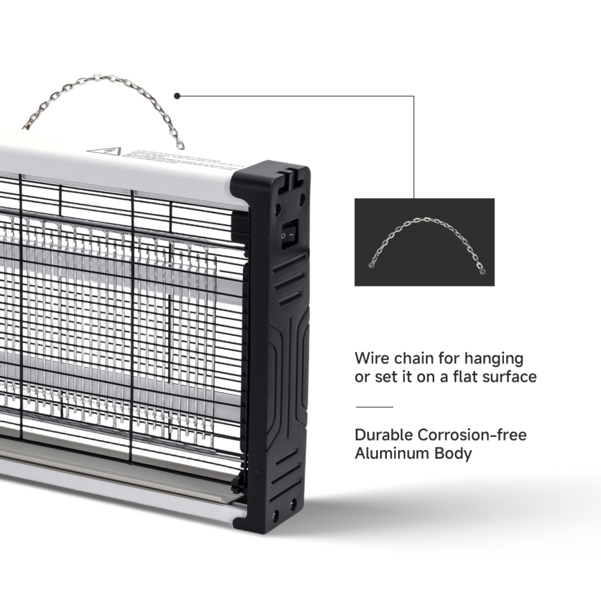 Brilagi - LED elektrisk insektsfälla UV 2xLED/4W/230V 50 m2