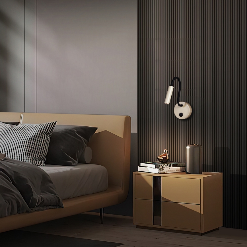 Brilagi - LED Flexibel vägglampa MAYA LED/3W/230V 4000K beige