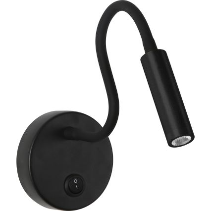 Brilagi - LED Flexibel vägglampa MAYA LED/3W/230V 4000K svart
