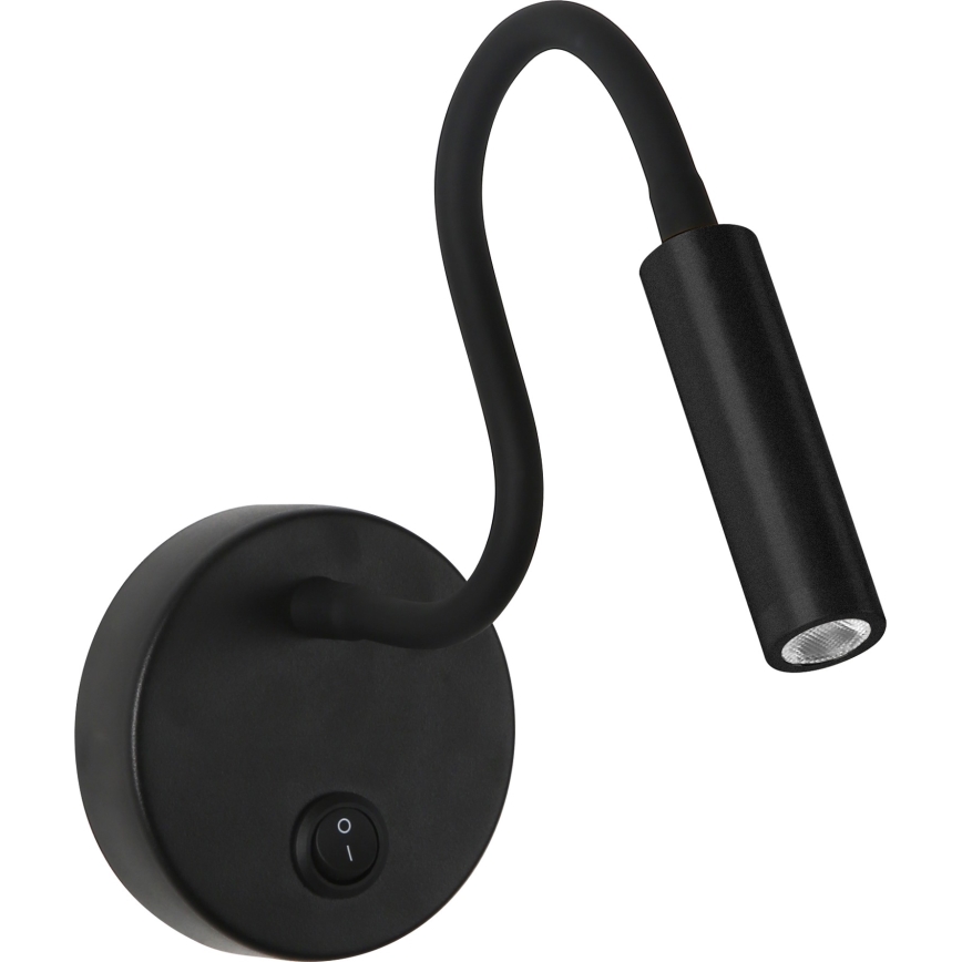 Brilagi - LED Flexibel vägglampa MAYA LED/3W/230V 4000K svart