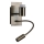 Brilagi - LED Flexibel vägglampa NUBILA 1xE27/25W/230V + LED/3W mässing