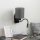Brilagi - LED Flexibel vägglampa NUBILA 1xE27/25W/230V + LED/3W svart/antracit