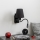 Brilagi - LED Flexibel vägglampa NUBILA 1xE27/25W/230V + LED/3W svart
