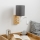 Brilagi - LED Flexibel vägglampa NUBILA WOOD 1xE27/25W/230V + LED/3W ek/antracit