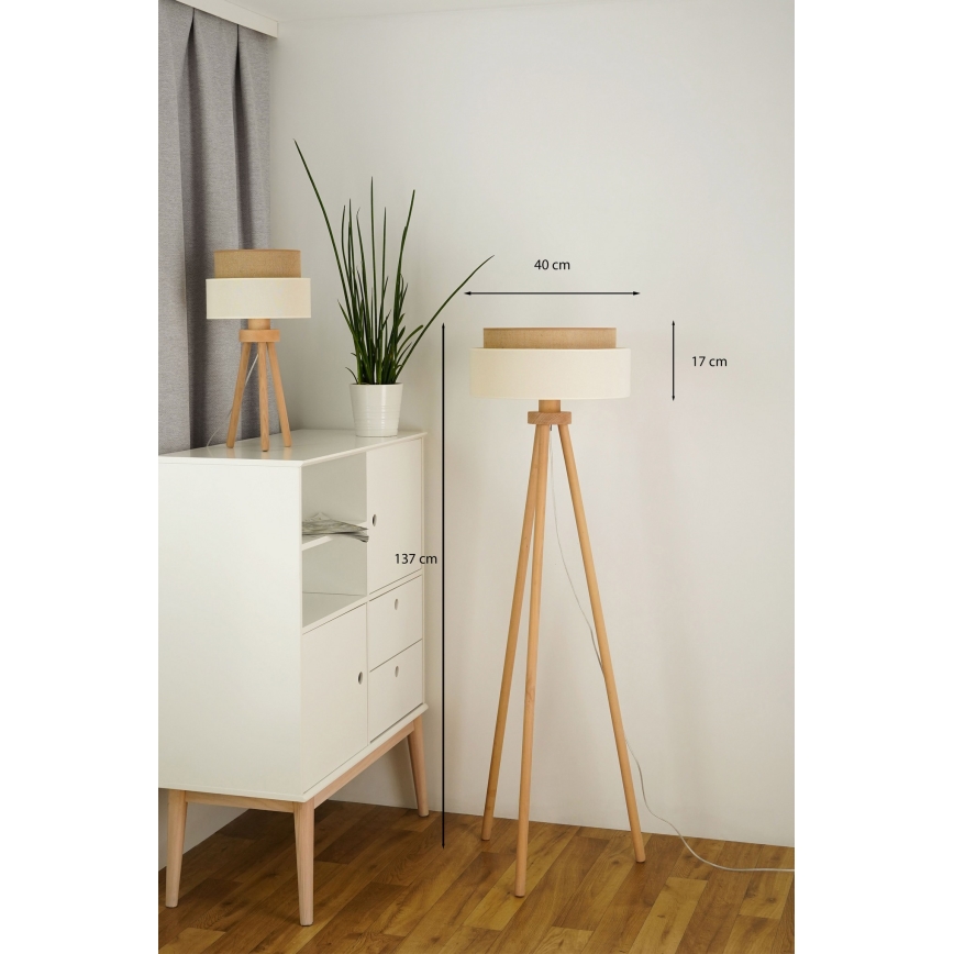 Brilagi - LED golvlampa BOHO STYLE 1xE27/15W/230V