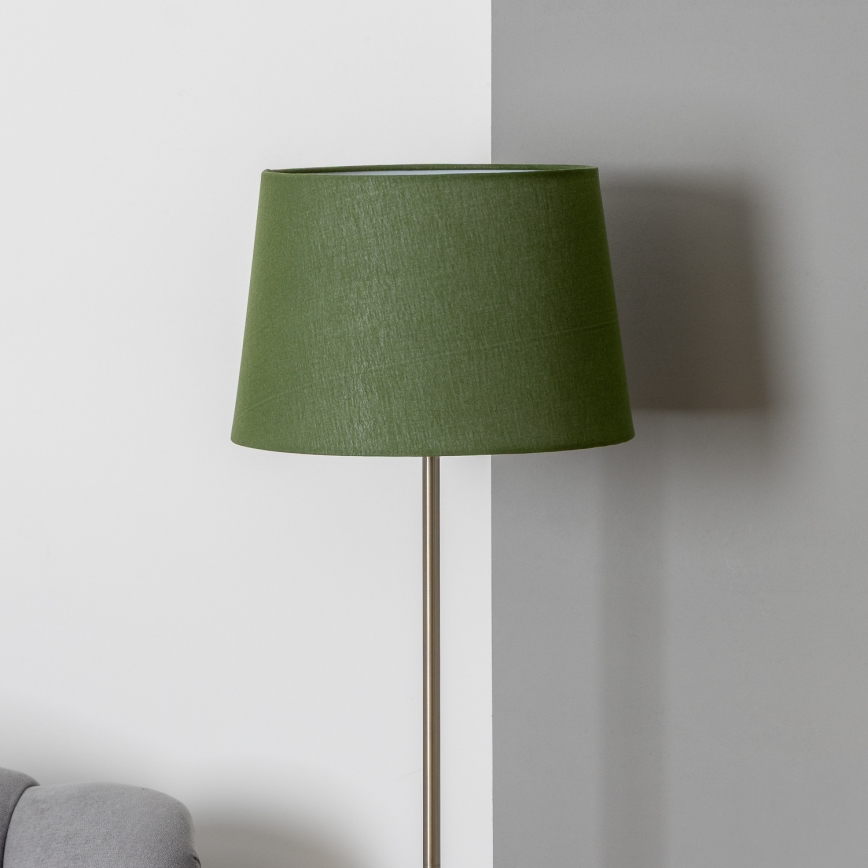 Brilagi - LED-golvlampa CERIA 1x E27/40 W/230 V Ø 30 cm, grön/mattkrom