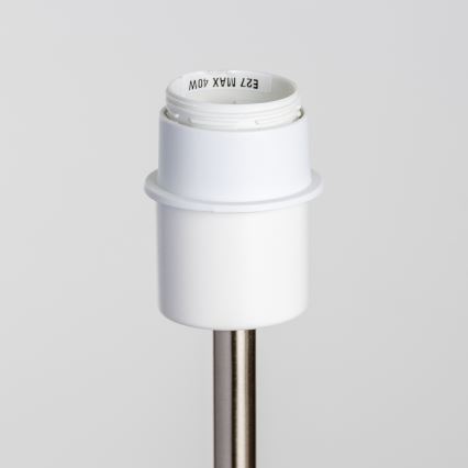 Brilagi - LED-golvlampa CERIA 1xE27/40W/230V Ø 20,5 cm grå/matt krom