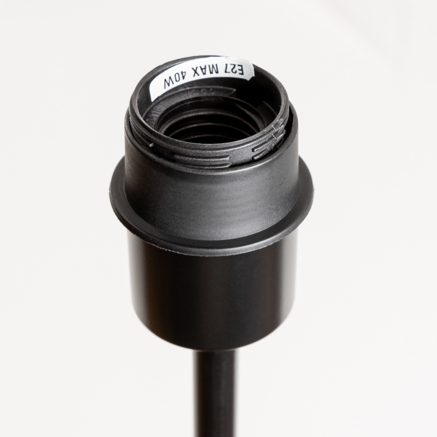 Brilagi - LED-golvlampa CERIA 1xE27/40W/230V Ø 25 cm bambu/svart