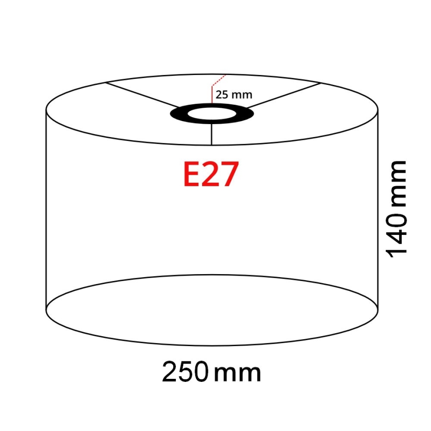 Brilagi - LED-golvlampa CERIA 1xE27/40W/230V Ø 25 cm grön/svart