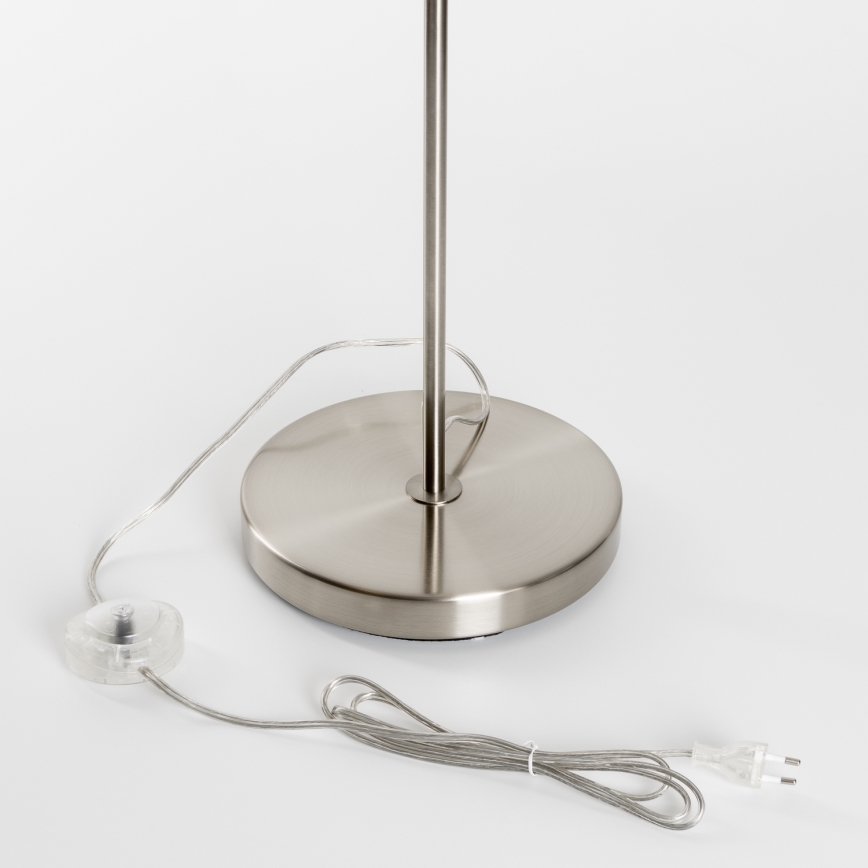 Brilagi - LED-golvlampa CERIA 1xE27/40W/230V Ø 30 cm svart/matt krom