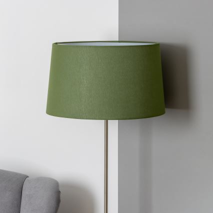 Brilagi - LED-golvlampa CERIA 1xE27/40W/230V Ø 45 cm grön/matt krom