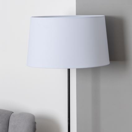 Brilagi - LED-golvlampa CERIA 1xE27/40W/230V Ø 45 cm vit/svart