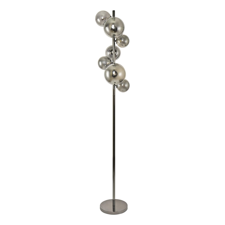 Brilagi - LED golvlampa MILLA 7xG9/3W/230V skinande krom/rökig