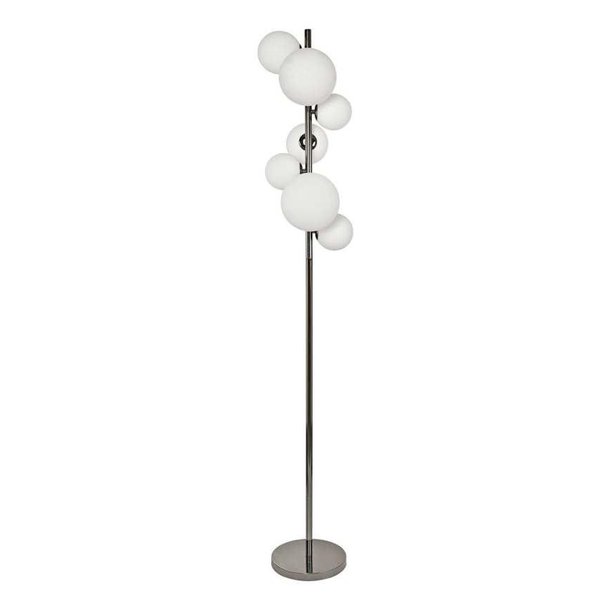 Brilagi - LED golvlampa MILLA 7xG9/3W/230V skinande krom/vit