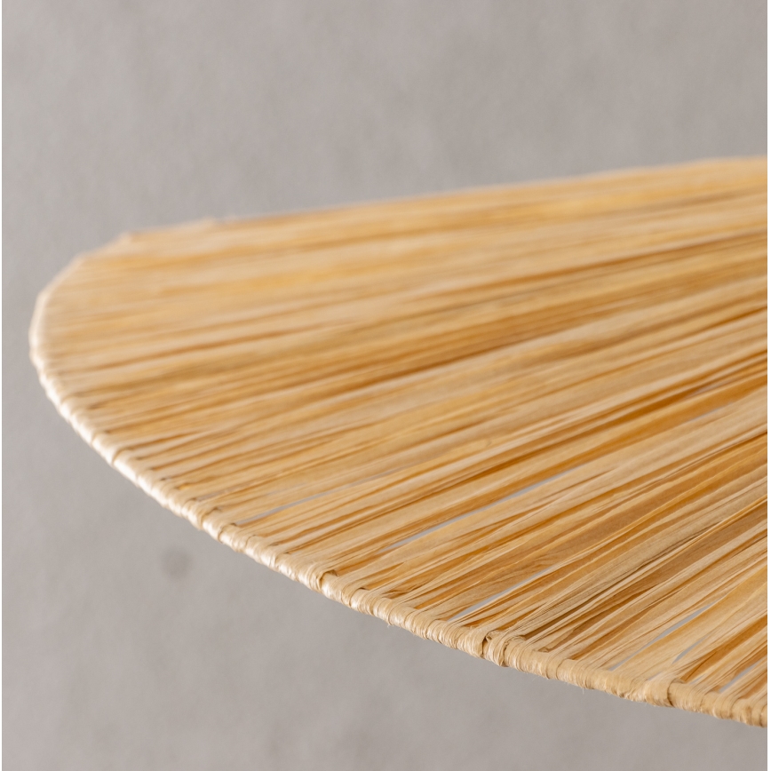 Brilagi - LED-hänglampa på kabel CERIA BOHO 1xE27/40W/230V Ø 80 cm raffia