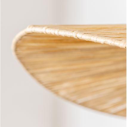 Brilagi - LED-hänglampa på kabel CERIA BOHO 1xE27/40W/230V Ø 80 cm raffia