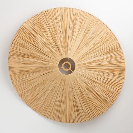 Brilagi - LED-hänglampa på kabel CERIA BOHO 1xE27/40W/230V Ø 80 cm raffia