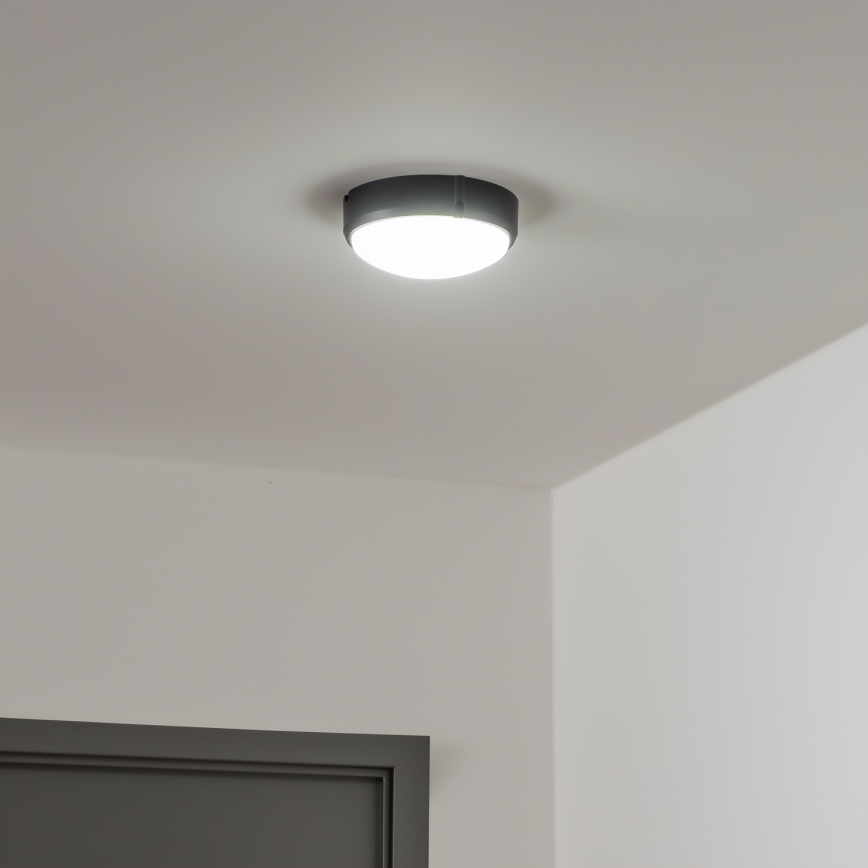 Brilagi - LED Industribelysning tak SIMA LED/12W/230V IP65 svart