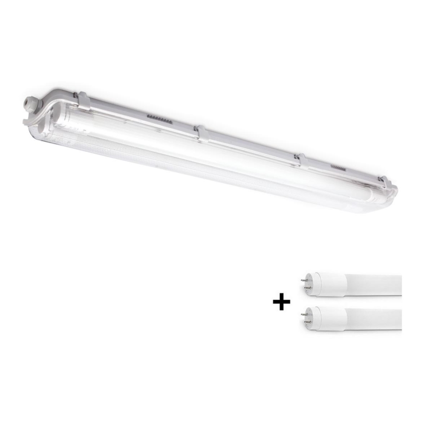 Brilagi - LED Industriell fluorescerande belysning OPTIMA T8 2xG13/9W/230V 4000K IP65 67,5 cm