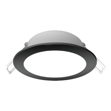 Brilagi - LED infälld badrumsarmatur LED/12W/230V 4000K svart IP65