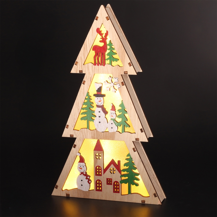 Brilagi - LED-juldekoration, julgran (LED/2xAA)