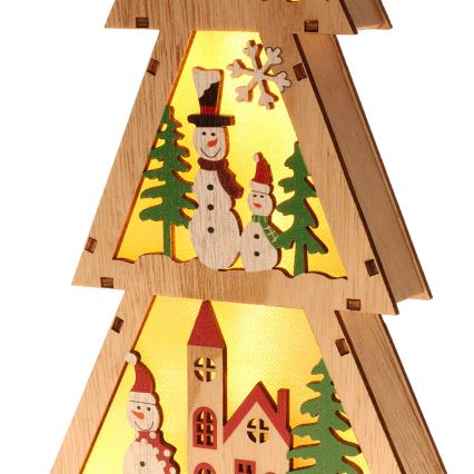 Brilagi - LED-juldekoration, julgran (LED/2xAA)