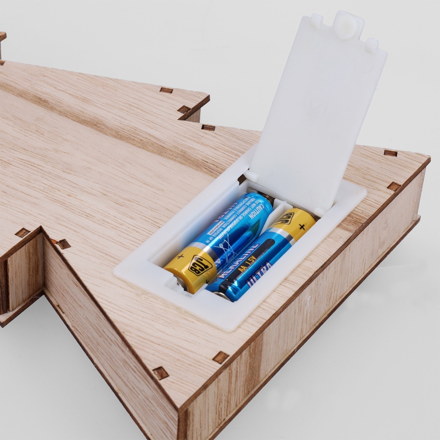 Brilagi - LED-juldekoration, julgran (LED/2xAA)