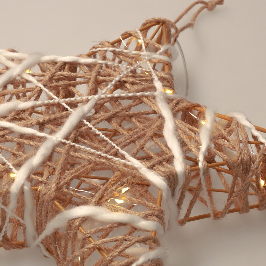 Brilagi - LED-juldekoration LED/2xAA 30x28 cm stjärna