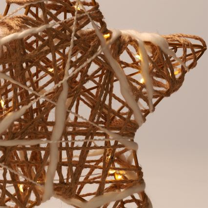 Brilagi - LED-juldekoration LED/2xAA 30x28 cm stjärna