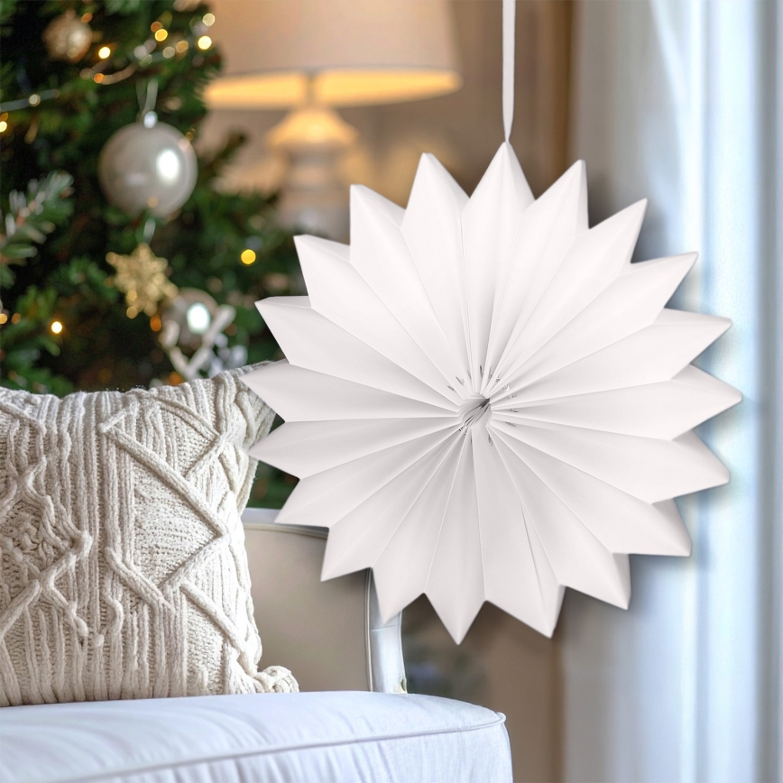Brilagi - LED-juldekoration LED/2xAA 32 cm snöflinga