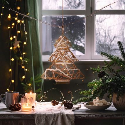 Brilagi - LED-juldekoration LED/2xAA 34x31 cm julgran