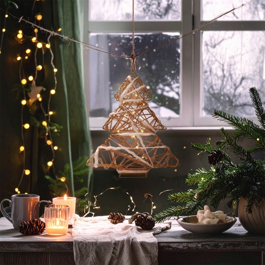 Brilagi - LED-juldekoration LED/2xAA 34x31 cm julgran