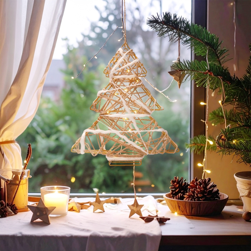 Brilagi - LED-juldekoration LED/2xAA 34x31 cm julgran