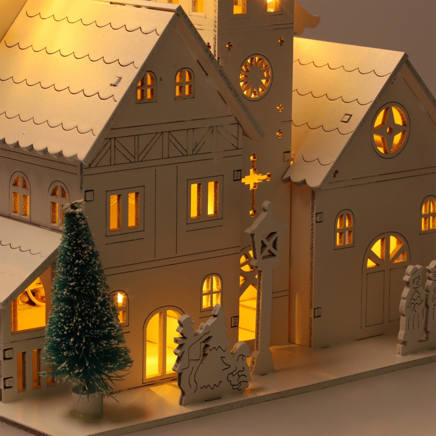 Brilagi - LED juldekoration LED/2xAA litet kapell