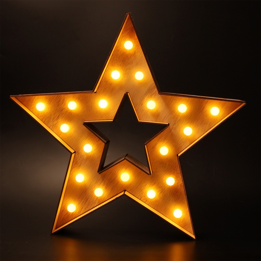 Brilagi - LED-juldekoration LED/2xAA stjärna