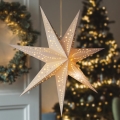Brilagi - LED juldekoration LED/2xAA stjärna varm vit