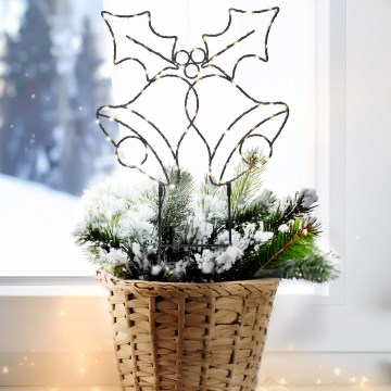 Brilagi - LED juldekoration LED/3xAA IP44 små klockor