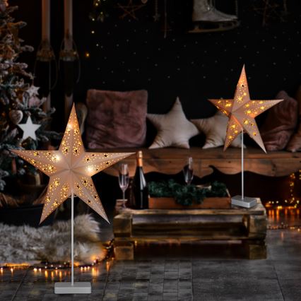 Brilagi - LED juldekoration LED/3xAA stjärna