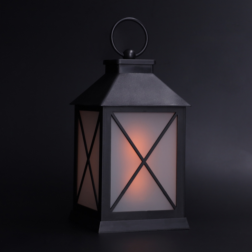 Brilagi - LED-juldekoration: lykta med LED, 2xAA