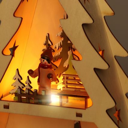 Brilagi - LED-juldekoration, träd (LED/3xAA)