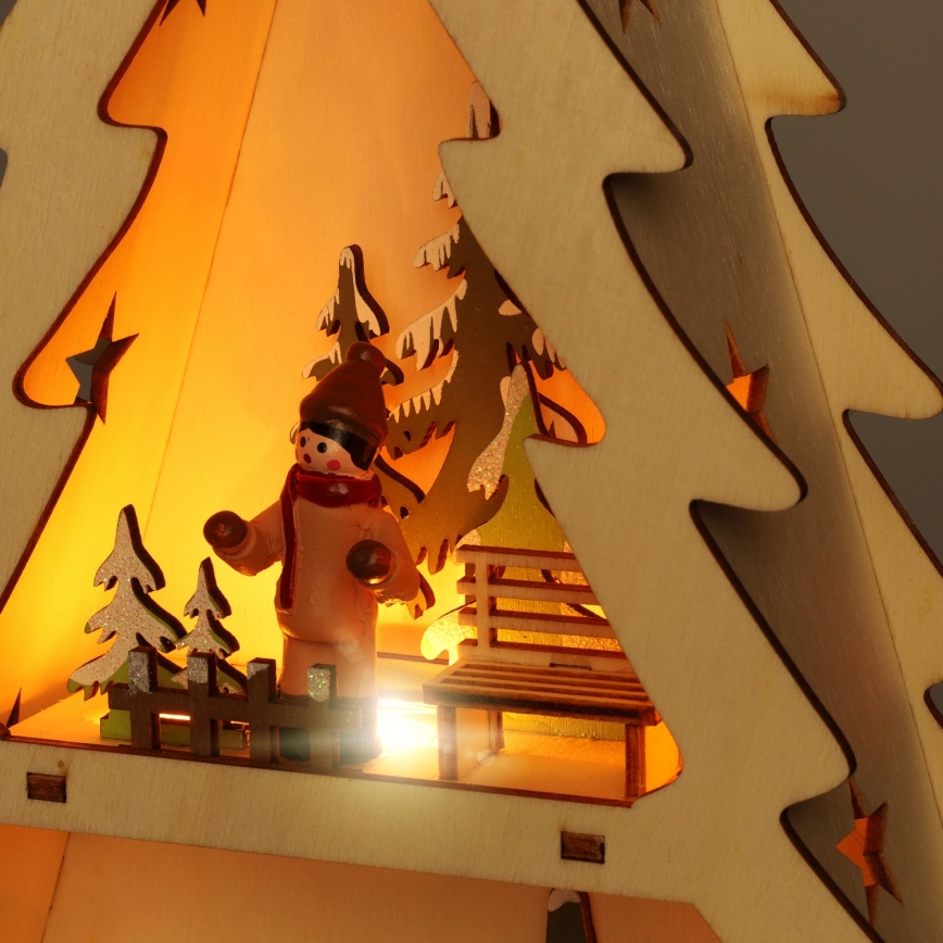 Brilagi - LED-juldekoration, träd (LED/3xAA)