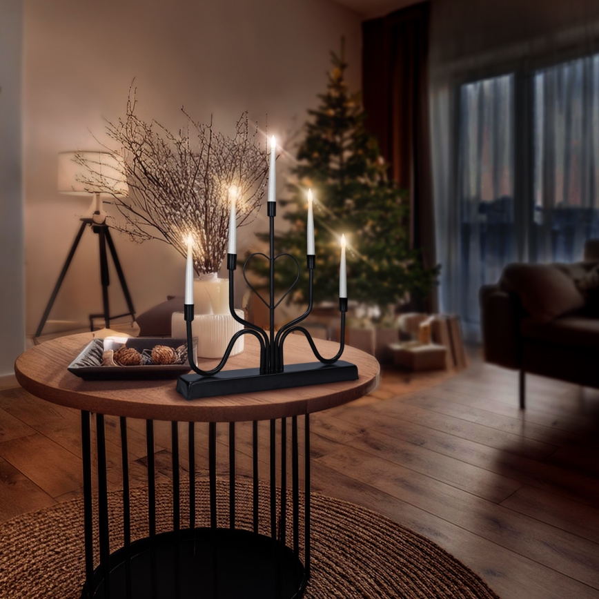 Brilagi - LED-juljusstake LED/2xAA svart