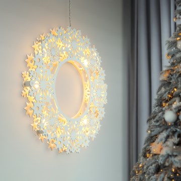 Brilagi - LED-julkrans 30 cm, batteridriven (2x AA)