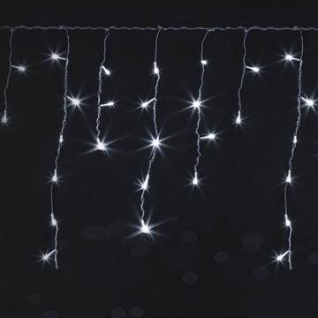 Brilagi - LED-julslinga för utomhusbruk 200 LED/8 funktioner 13x0,6m IP44 kallvit