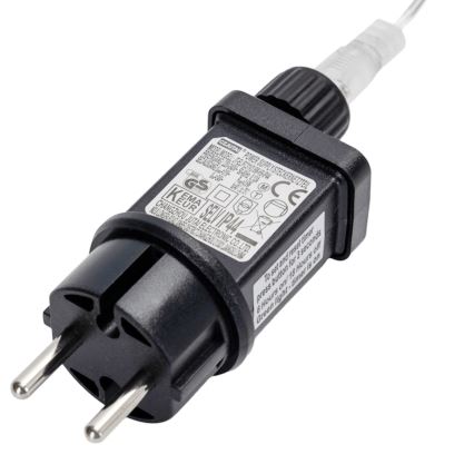 Brilagi - LED-julslinga för utomhusbruk 200 LED/8 funktioner 13x0,6m IP44 kallvit