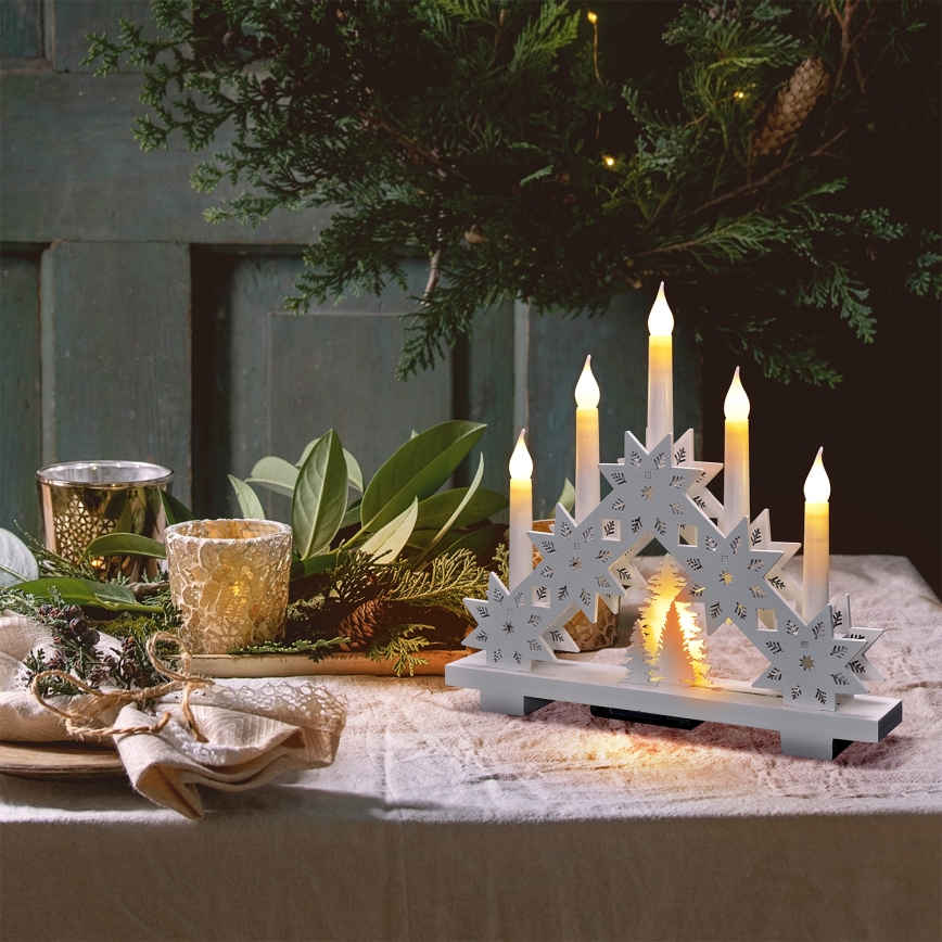 Brilagi - LED julstake 5xLED/2xAA