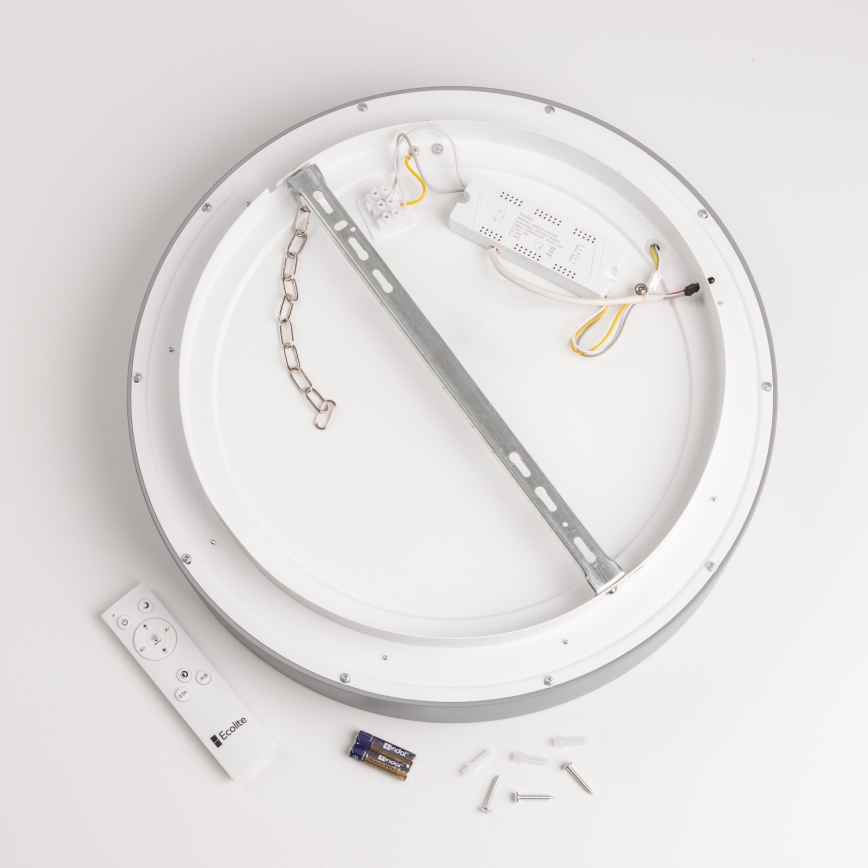 Brilagi - LED ljusreglerad taklampa  FALCON LED/40W/230V 3000-6500K grå + fjärrkontroll