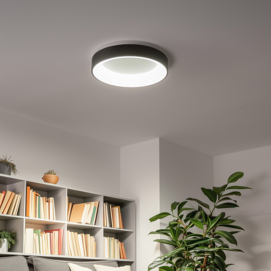 Brilagi - LED ljusreglerad taklampa  FALCON LED/40W/230V 3000-6500K svart  + fjärrkontroll