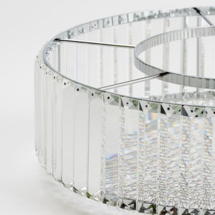 Brilagi - LED Kristallkrona med textilsladd GLAMOUR 5xG9/42W/230V
