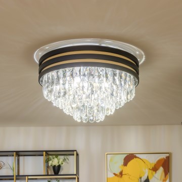 Brilagi - LED-kristalltaklampa MIRAGE 6xE14/40W/230V Ø 48 cm